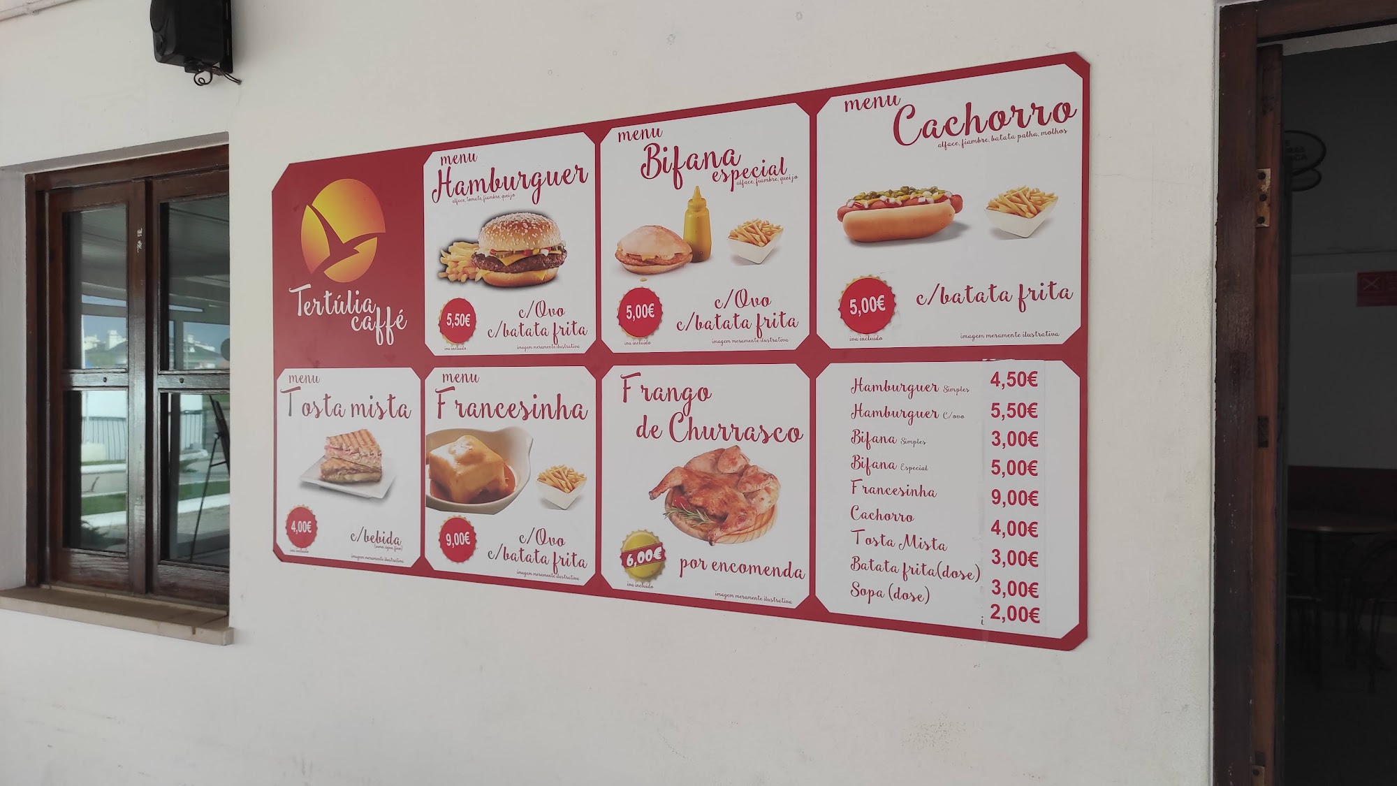 Tertúlia Caffé Menu