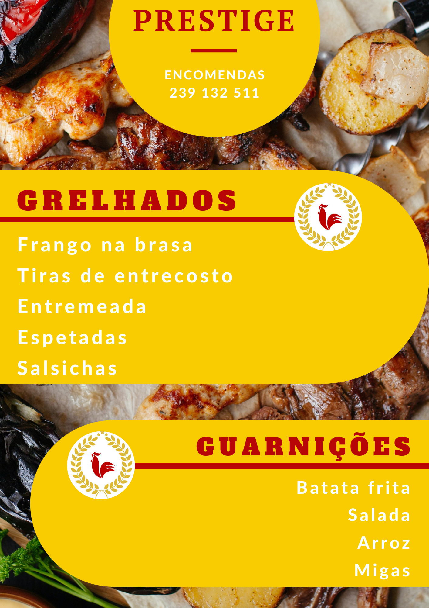 Prestige Churrasqueira Menu