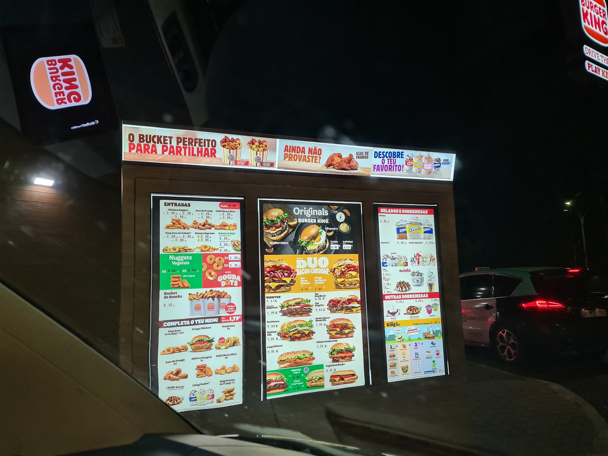 Burger King Drive Covilhã Menu