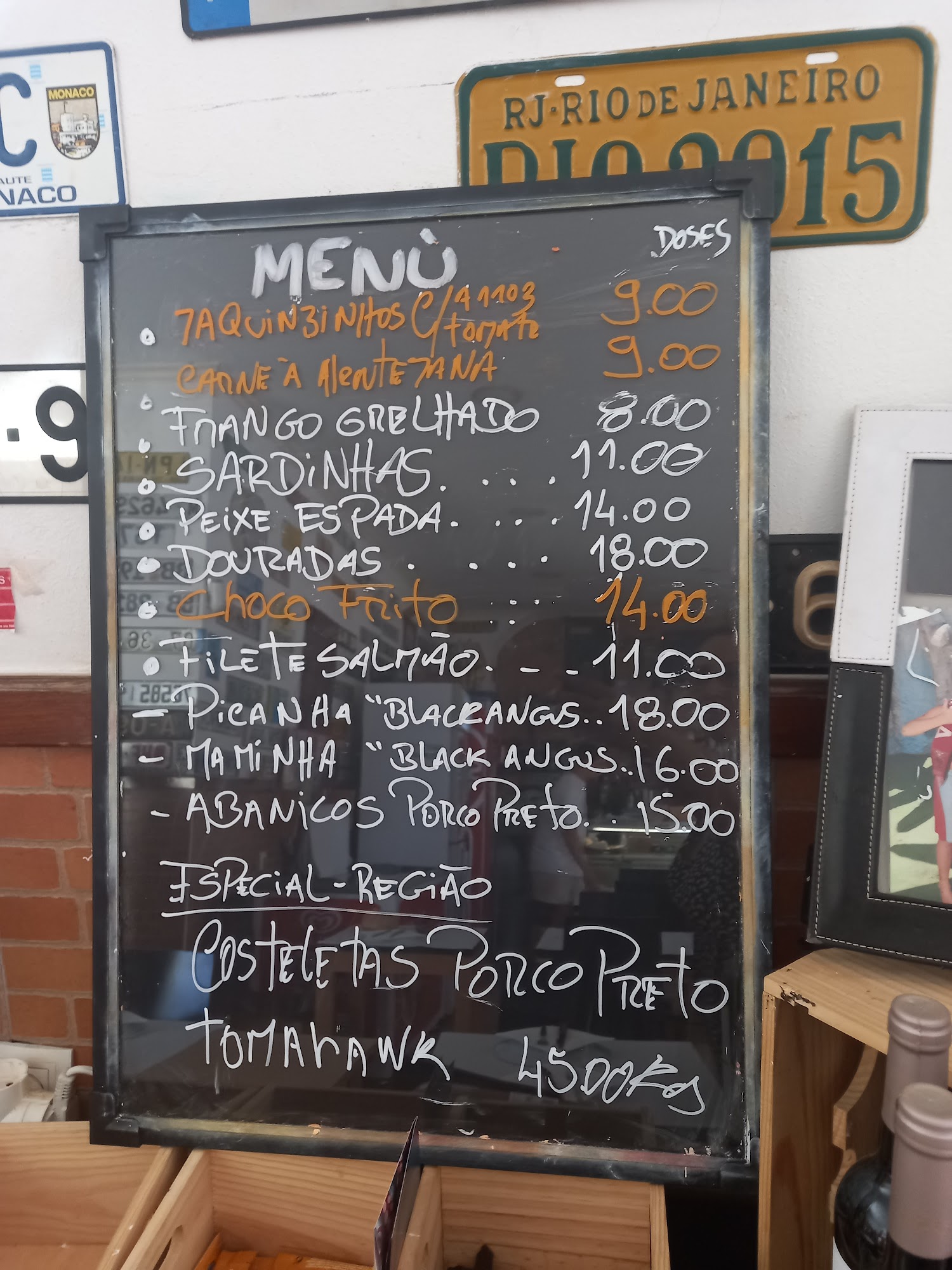 Café Natal Menu