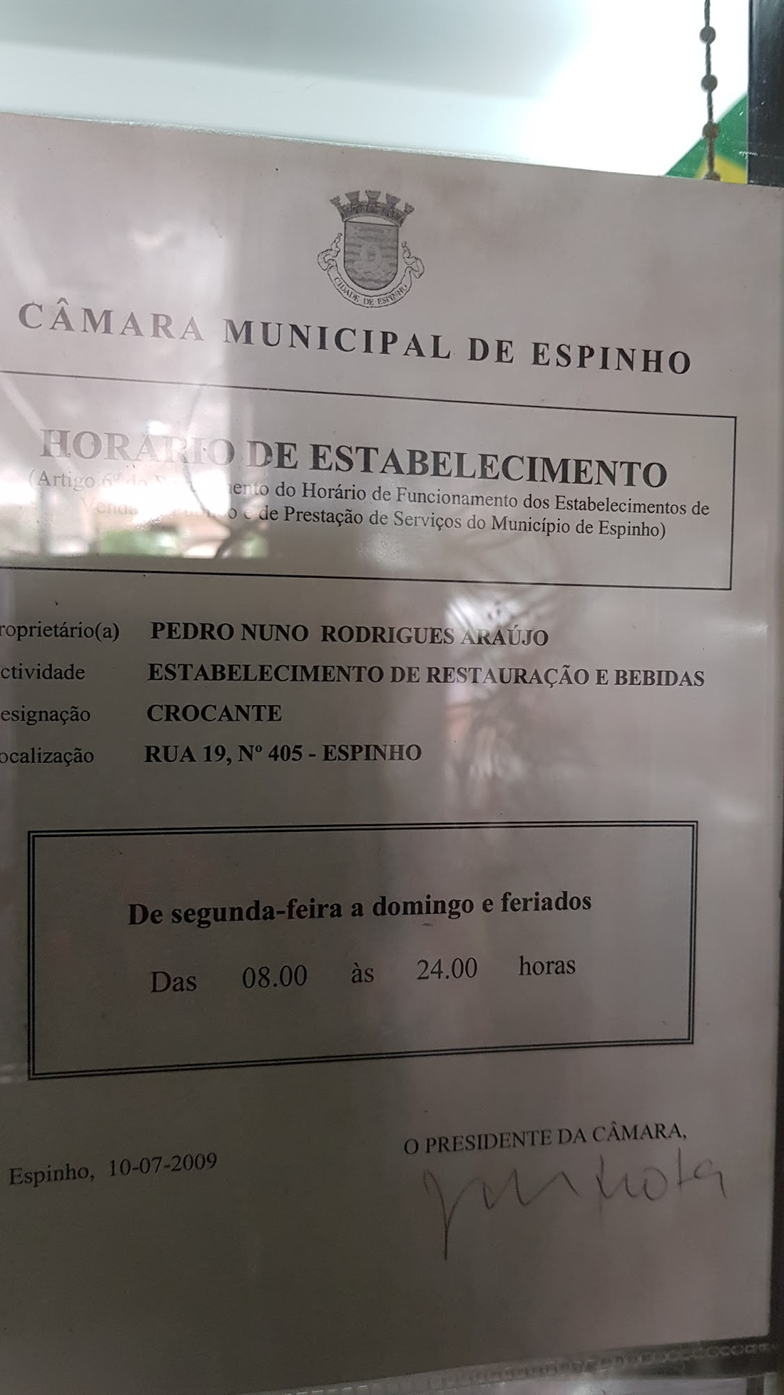 Café Restaurante Crocante - Snack Takeaway Menu