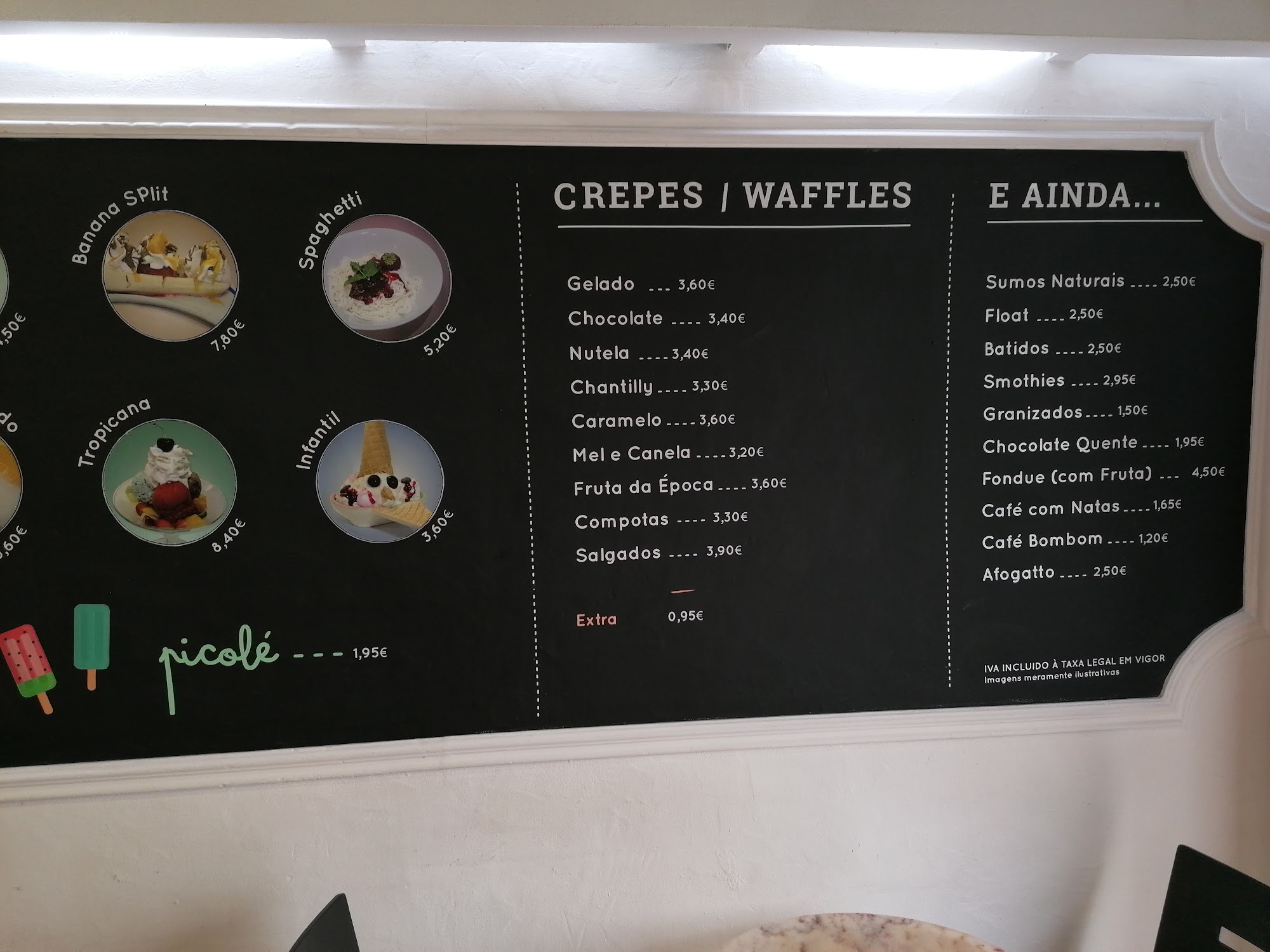 Gelataria Zoka Menu