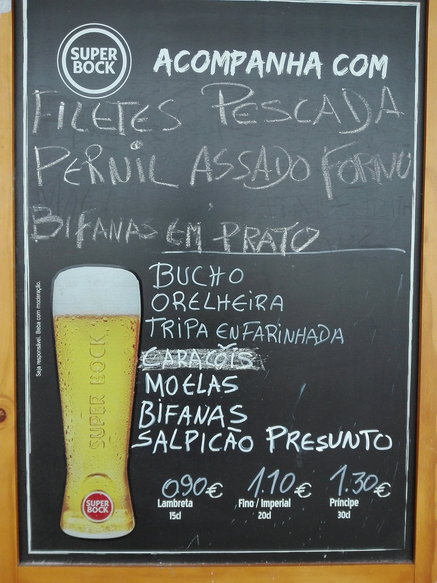 Bifanas & Cia - Prato do dia Menu