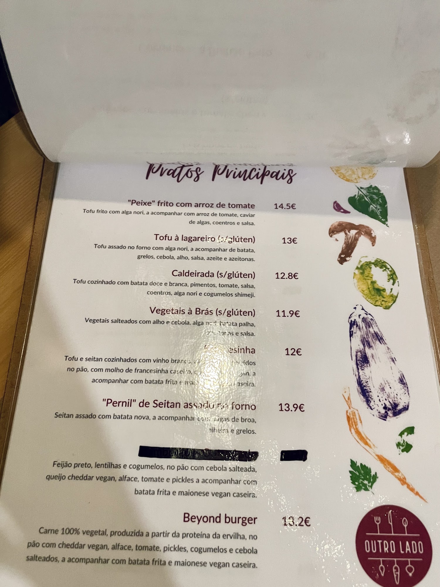 Outro Lado Menu