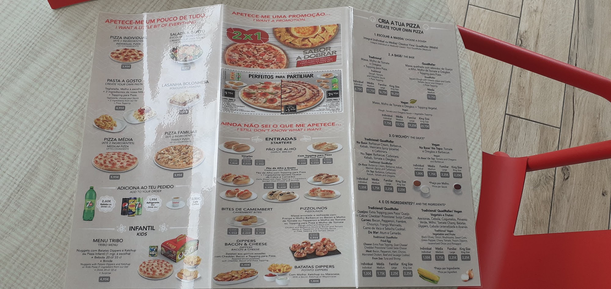 Telepizza Faro Menu
