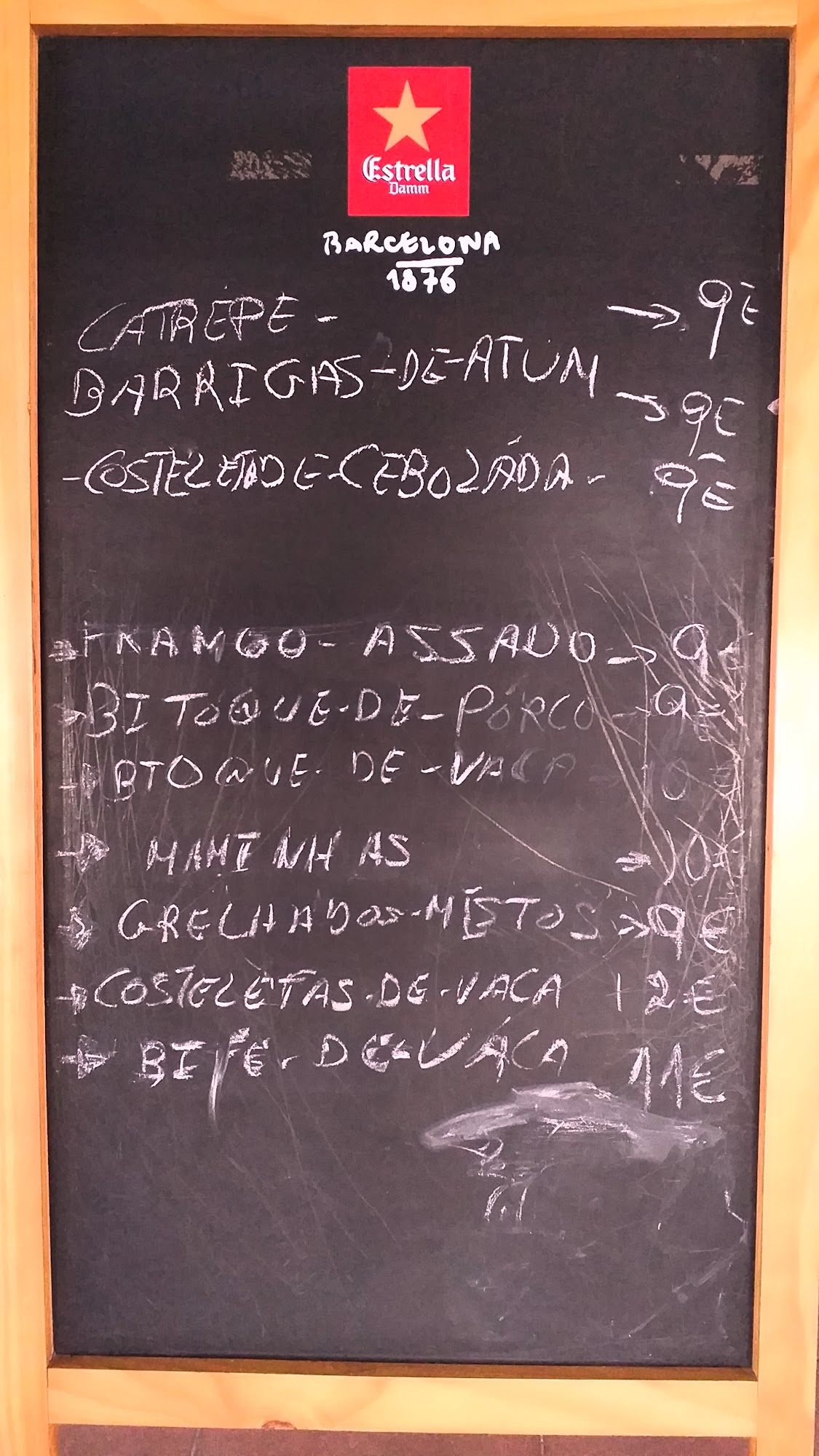 CHURRASQUEIRA O MENDES Menu