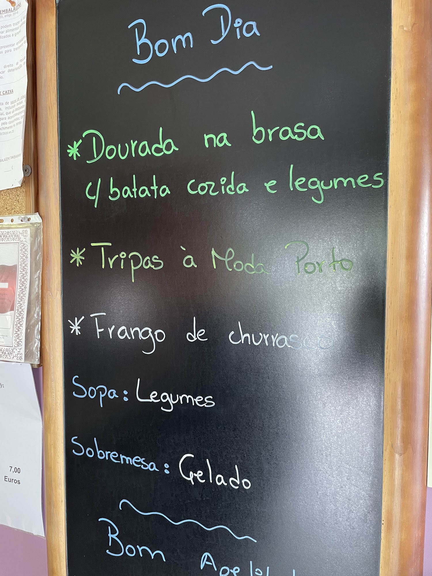 Churrasqueira S. Martinho Menu