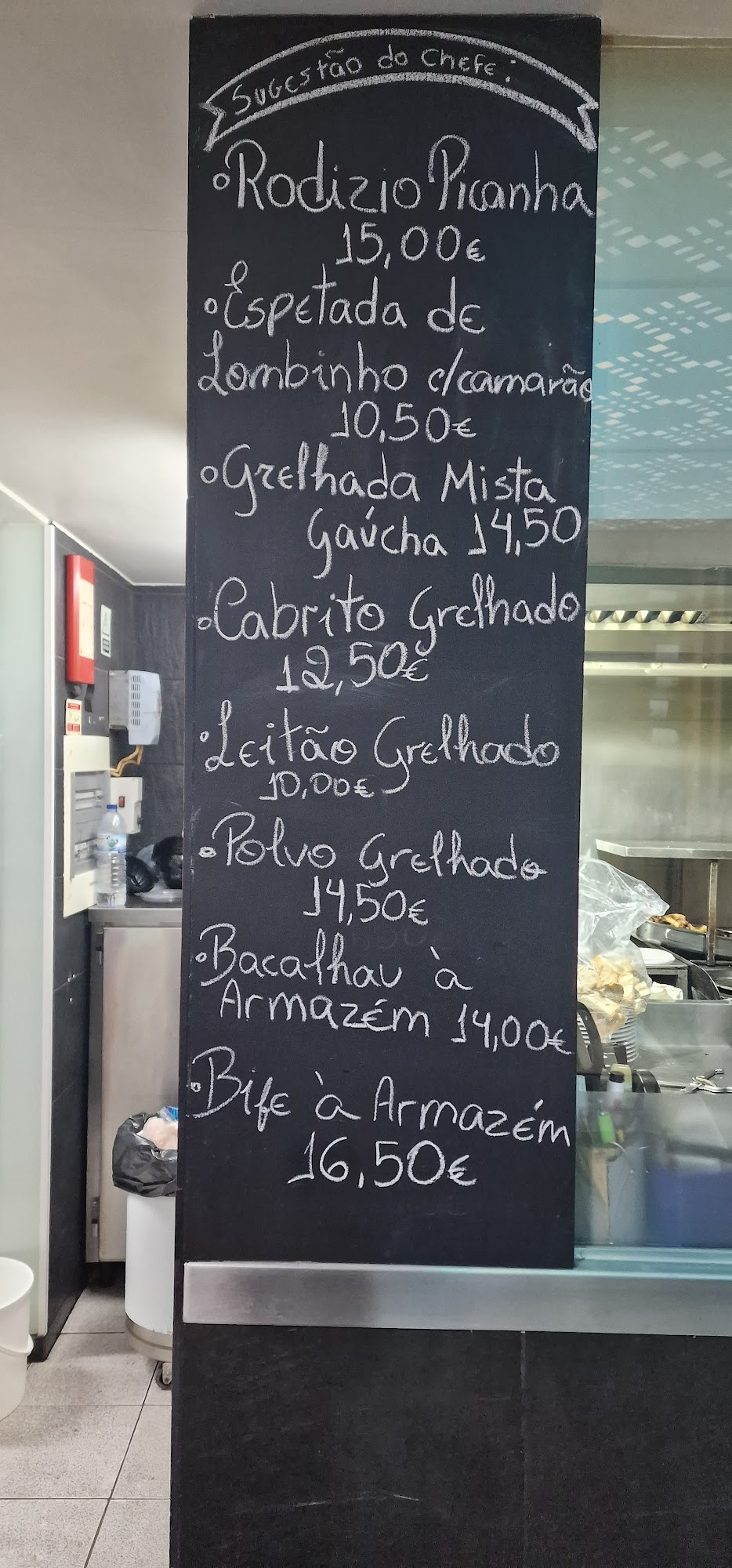 Armazém dos Grelhados Menu