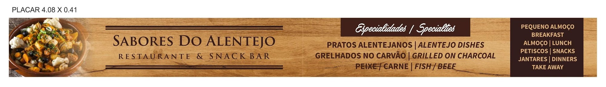 Sabores do Alentejo Menu