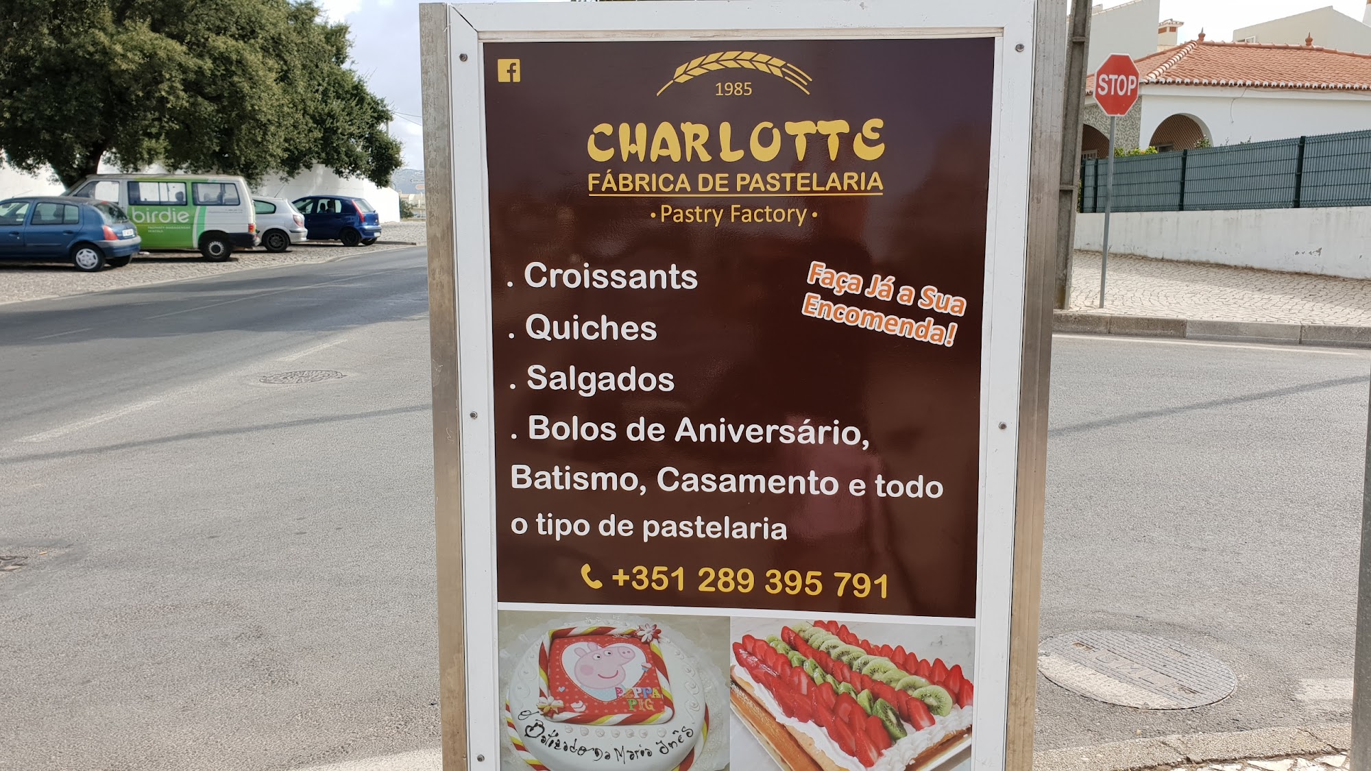 Pastelaria Charlotte Menu