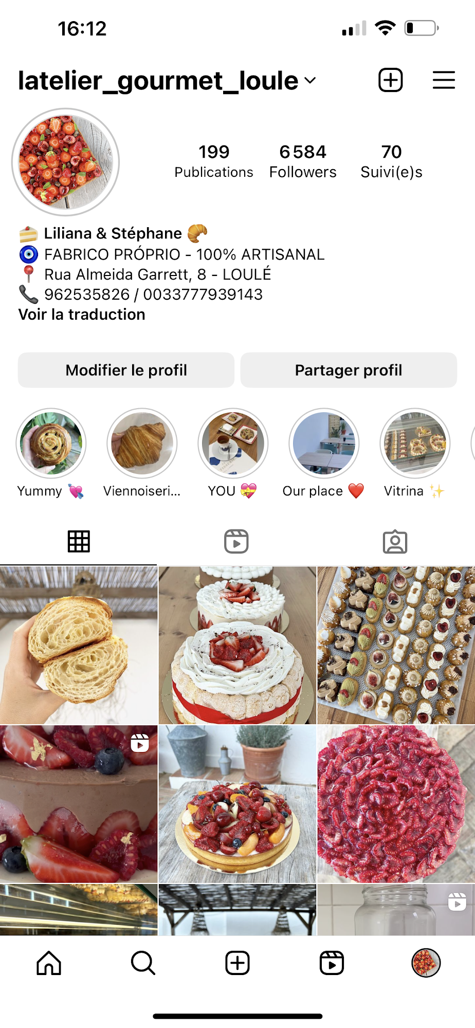 L’atelier gourmet Menu