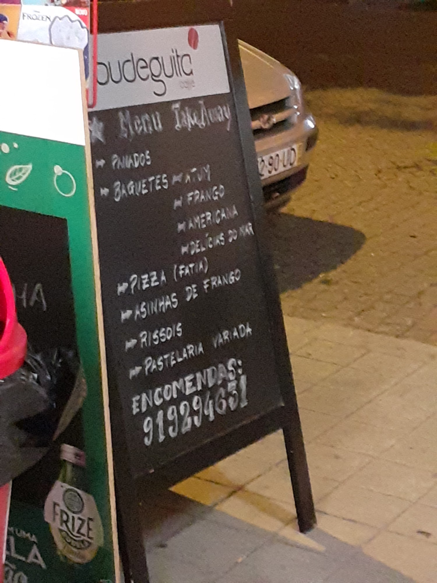 Budeguita Menu