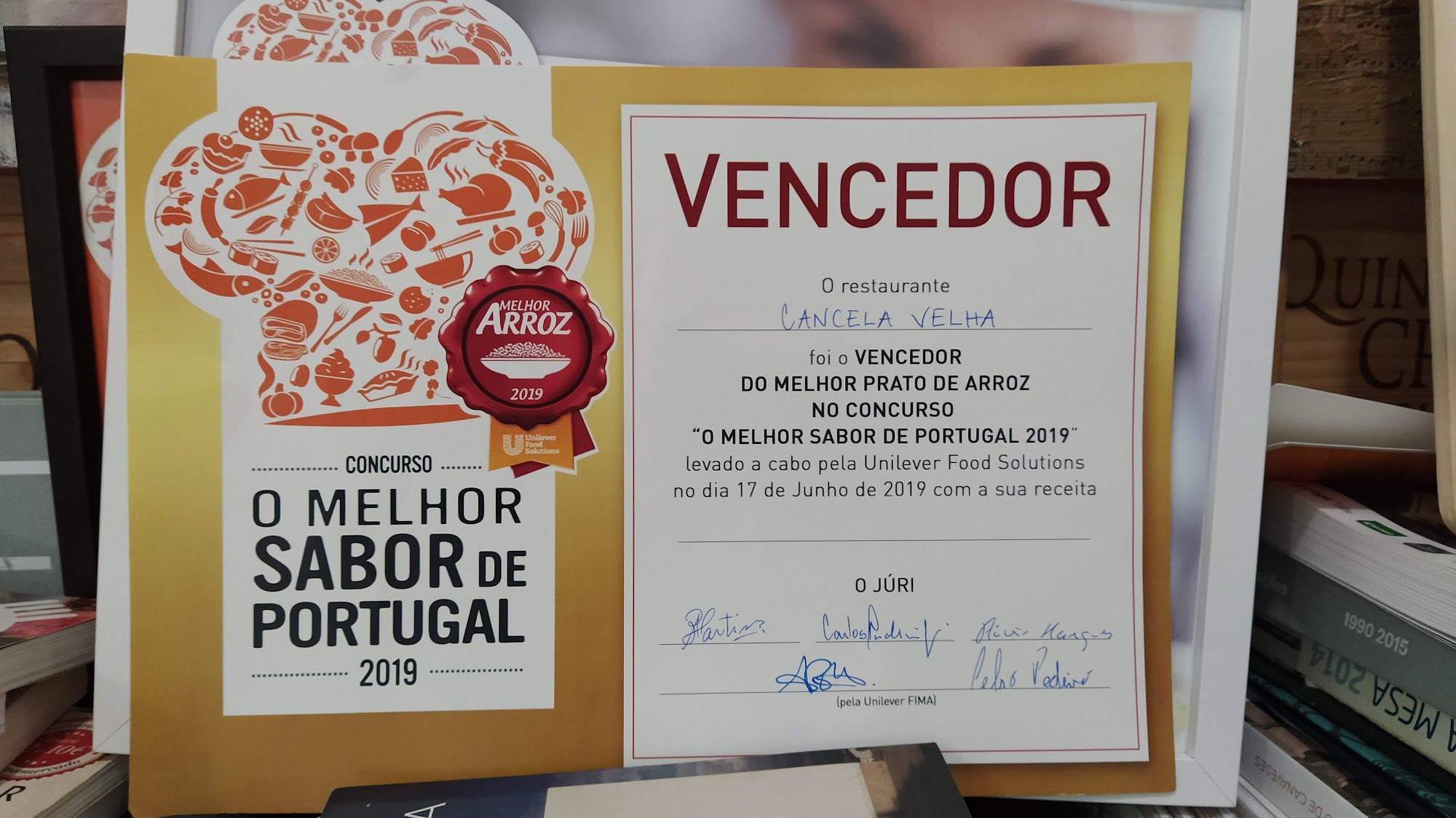 Restaurante Cancela Velha Menu