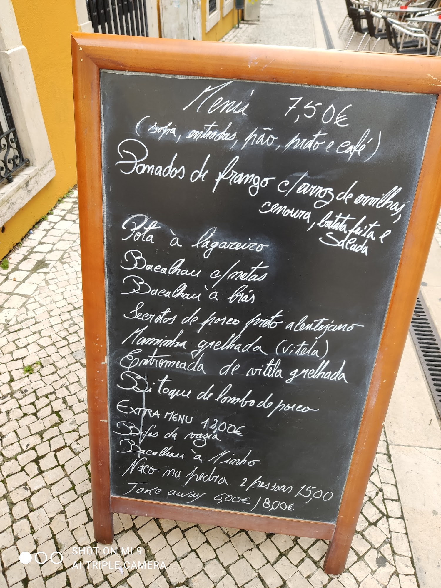 Restaurante O Histórico Menu