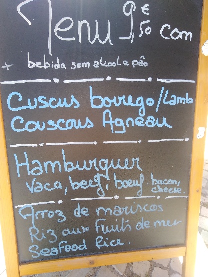 Churrasco Grill (Estrela do Mar) Menu