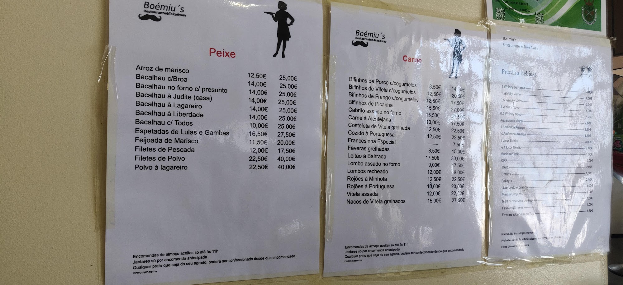 Boemiu's - Prato do dia (Boemiu's) Menu