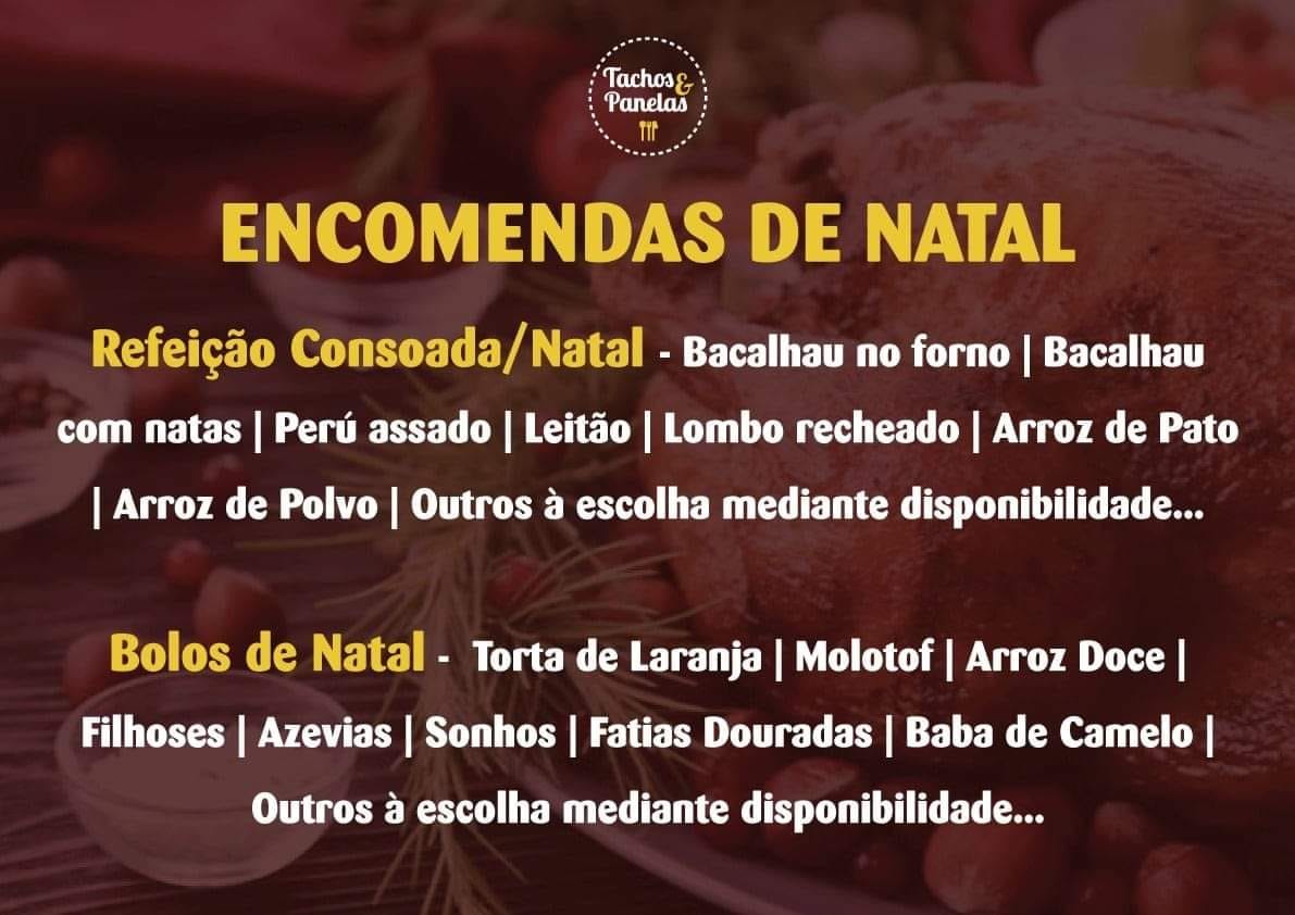 Tachos e Panelas Menu