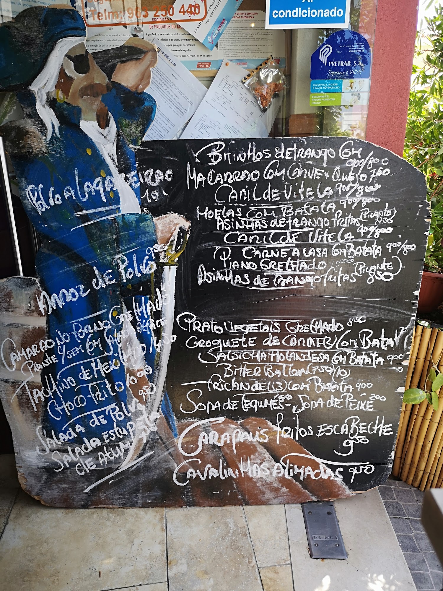 Dutchman’s Snails Menu