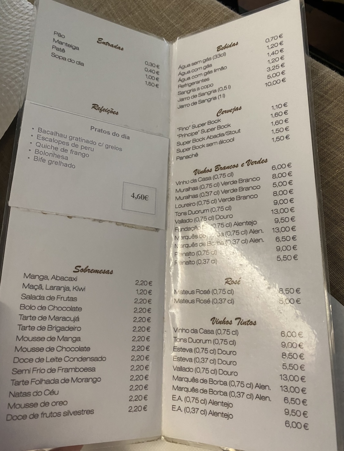 Melhor Sabor Menu