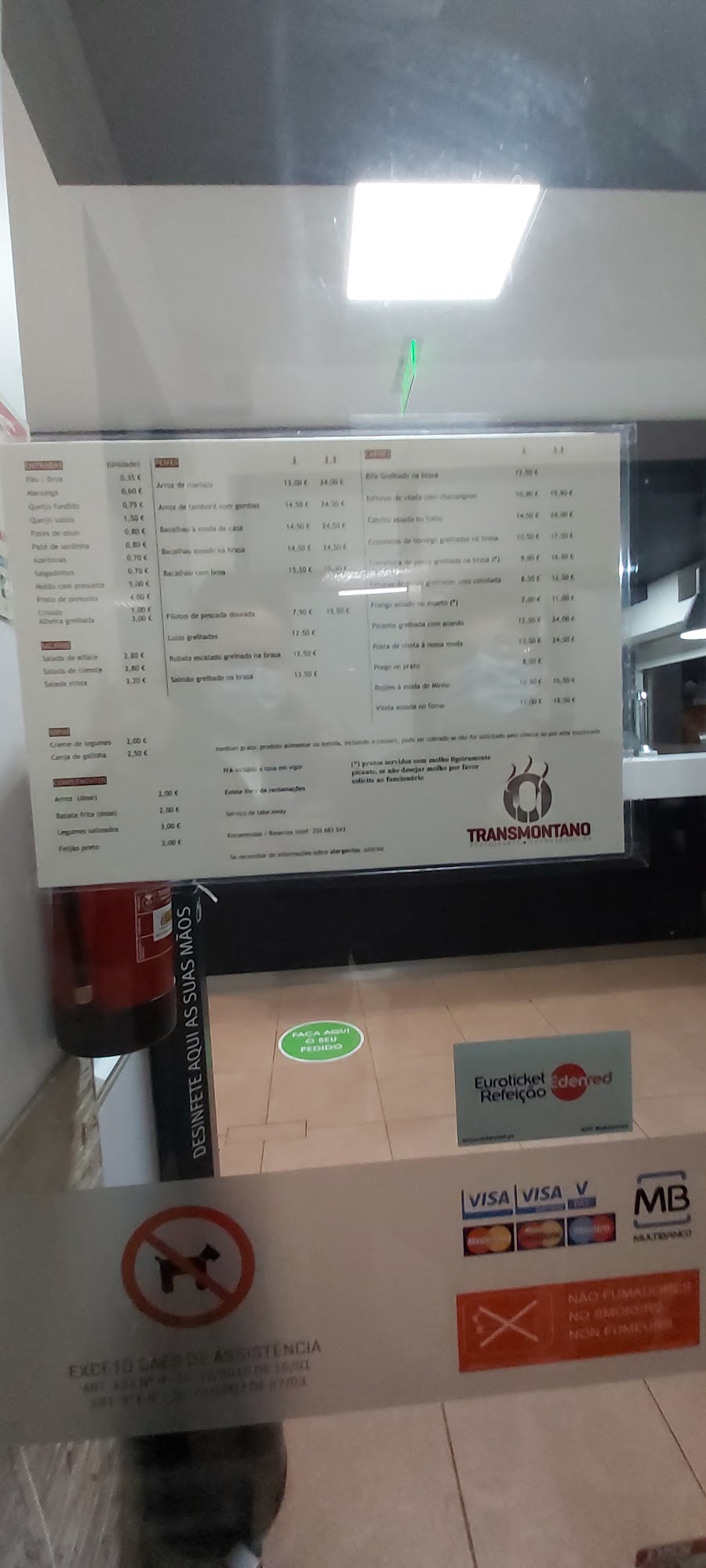 O Transmontano (Restaurante Churrasqueira O Transmontano) Menu