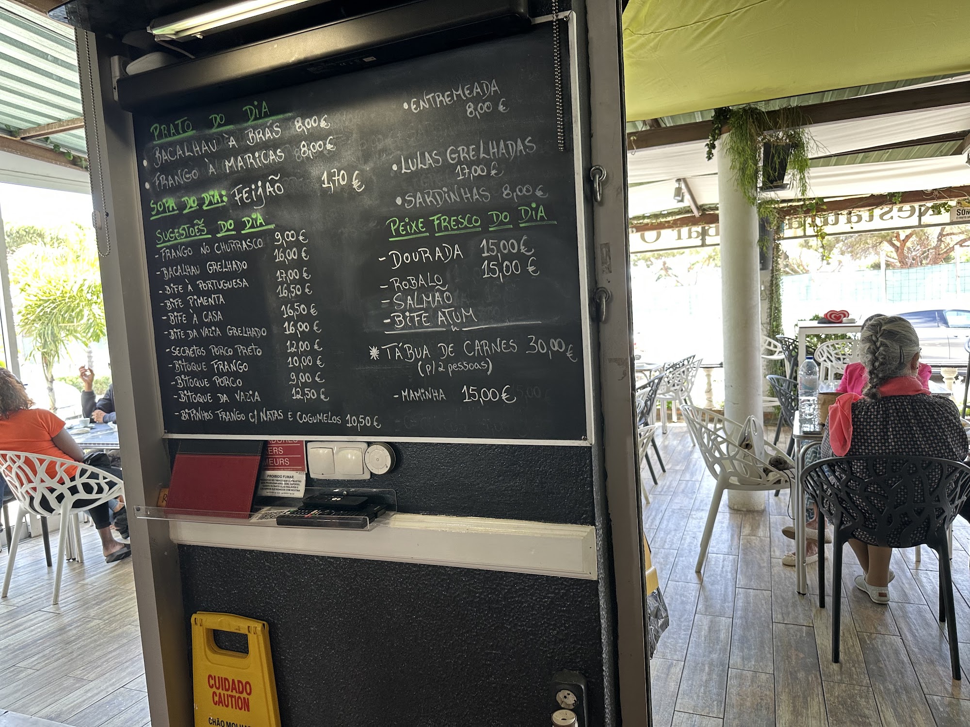 Restaurante Bar Pinhal Menu