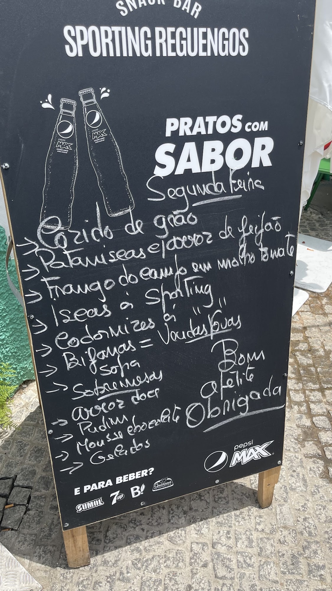 Núcleo do Sporting de Reguengos de Monsaraz Menu