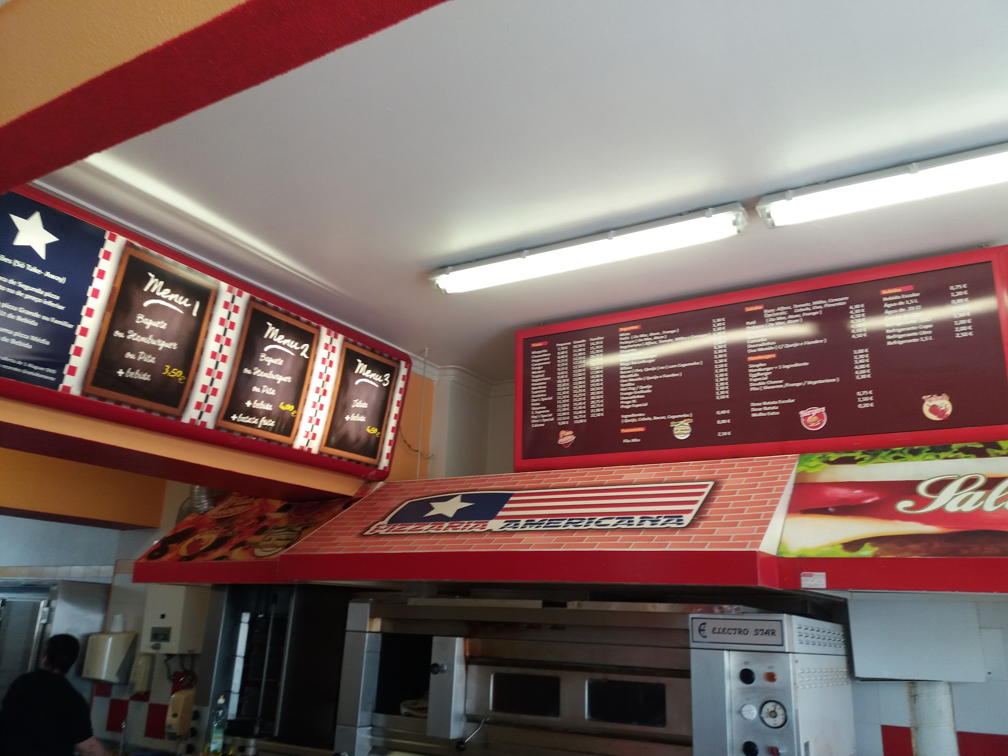 Pizzaria Americana Menu
