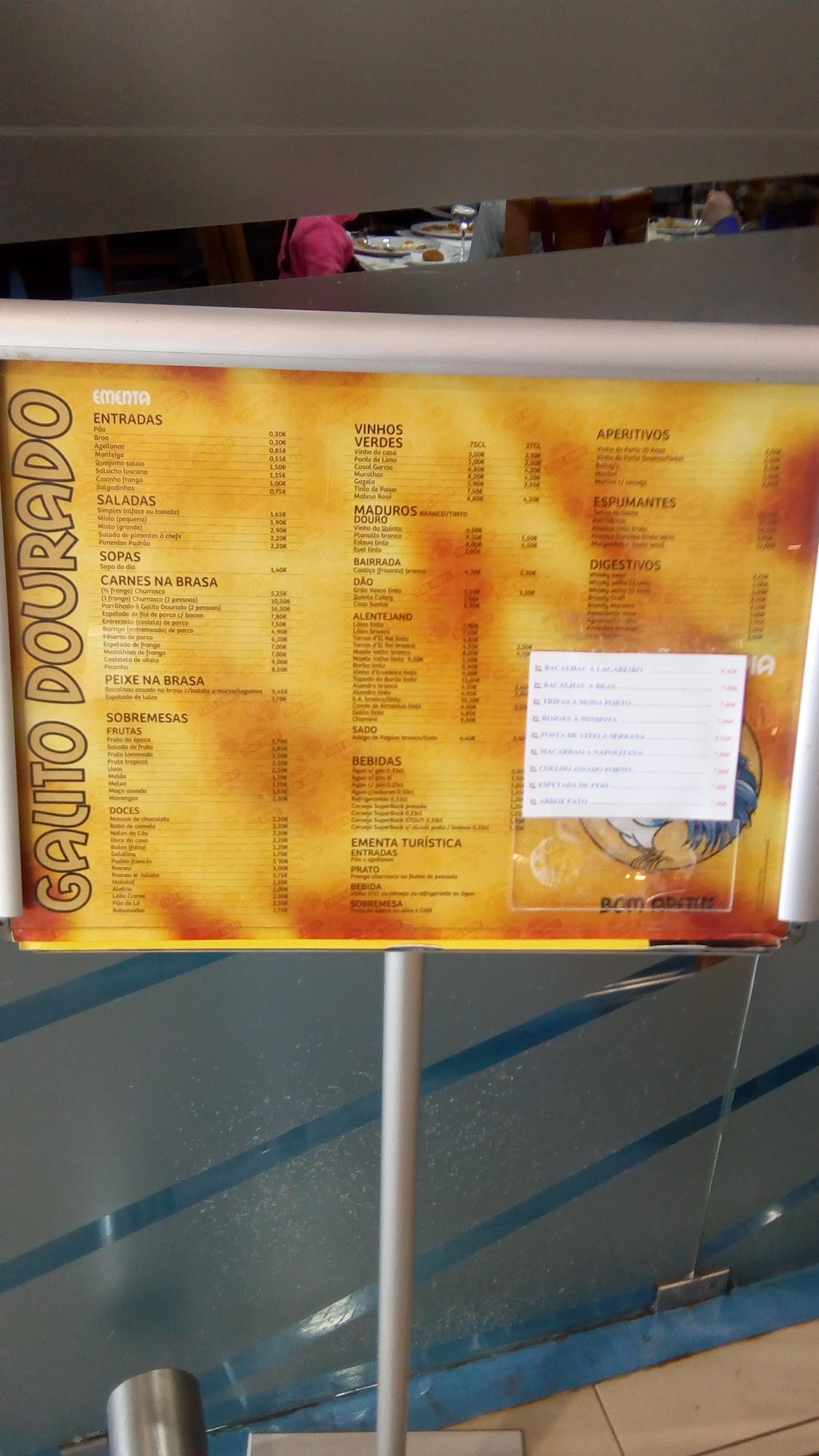 Galito Dourado (Galito Dourado Feira (Pingo Doce)) Menu