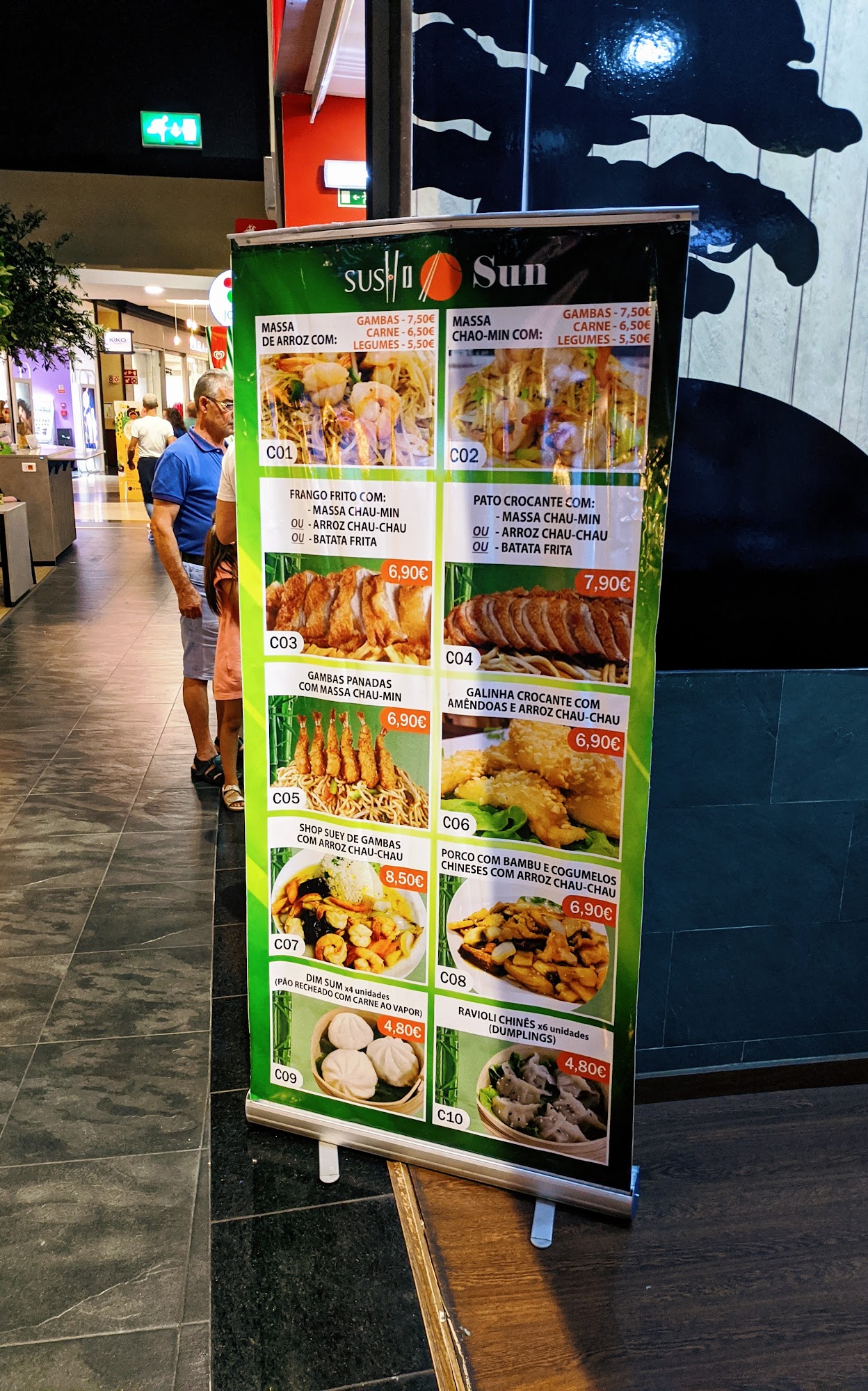 Sushi Sun Menu