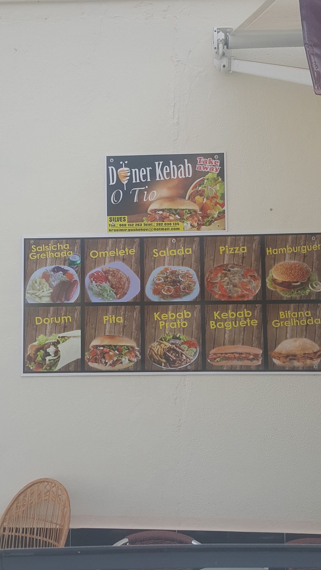 Donner Kebab do Tio Menu