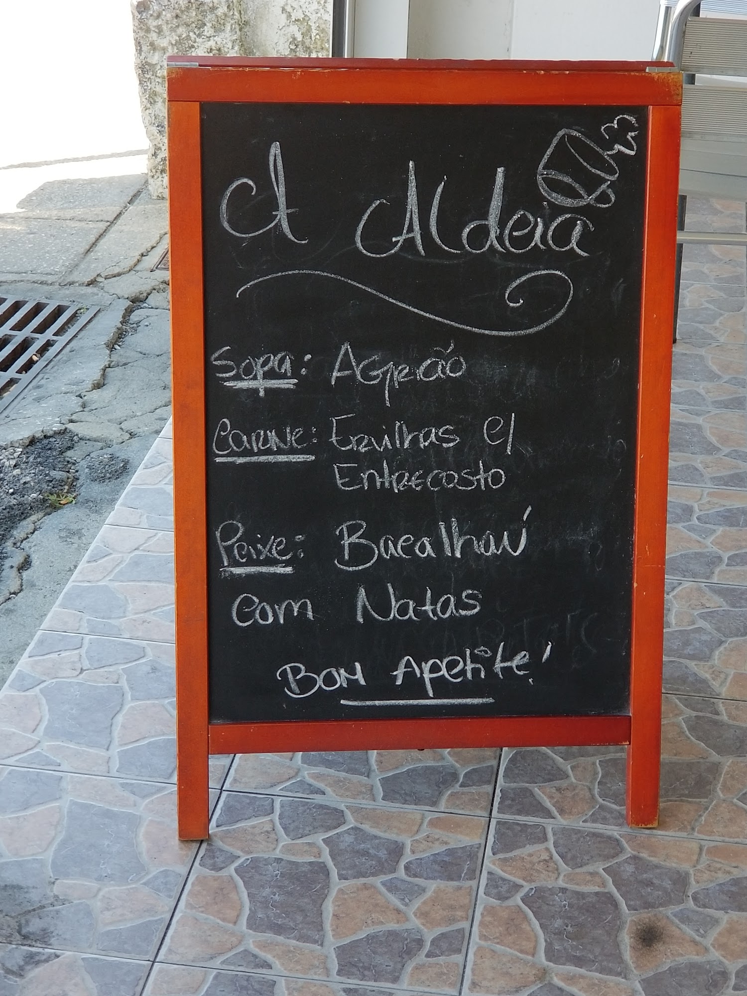 A Aldeia restaurante e pastelaria Menu