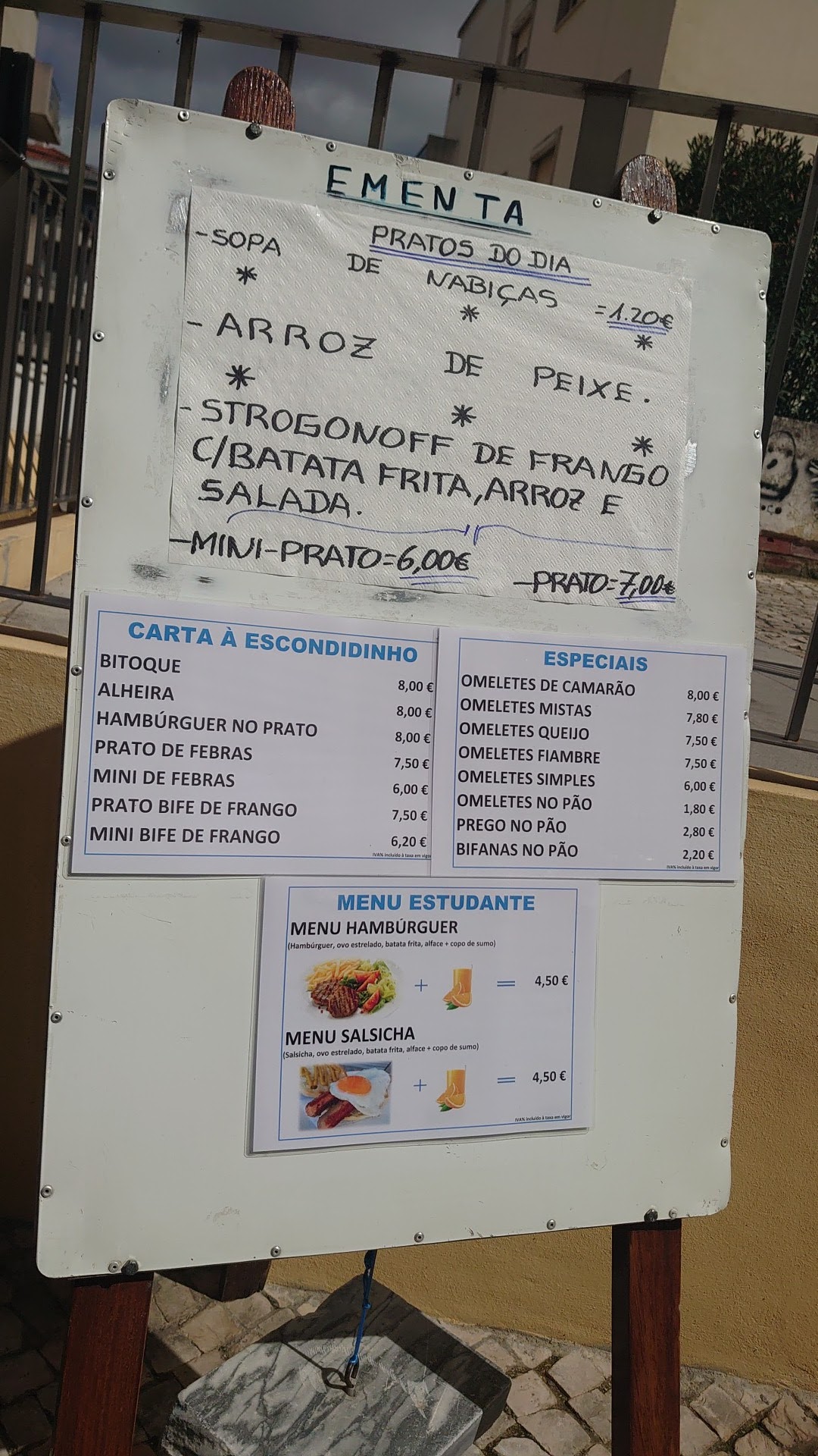 O Escondidinho Menu