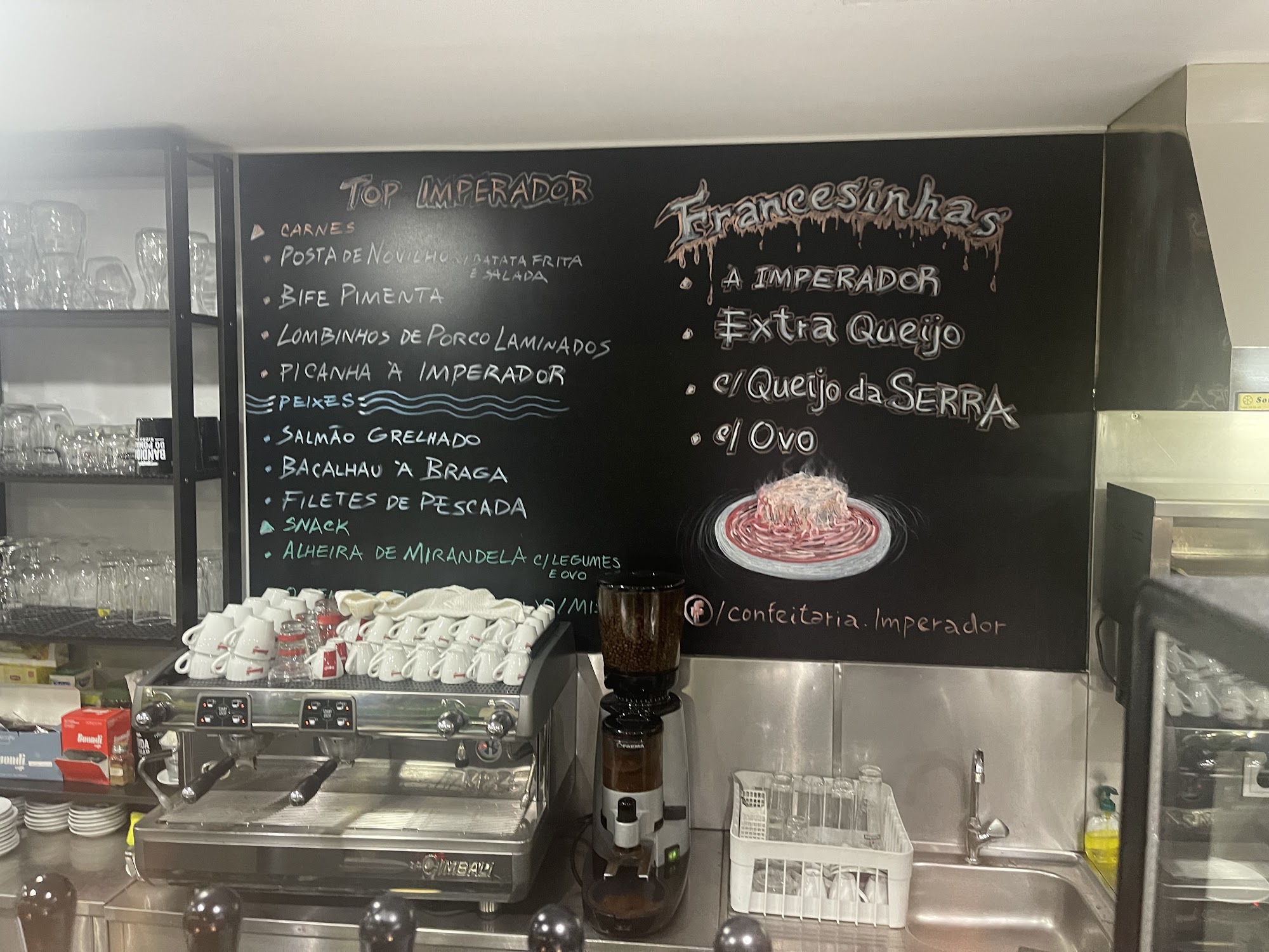 Restaurante Imperador Gaia Menu