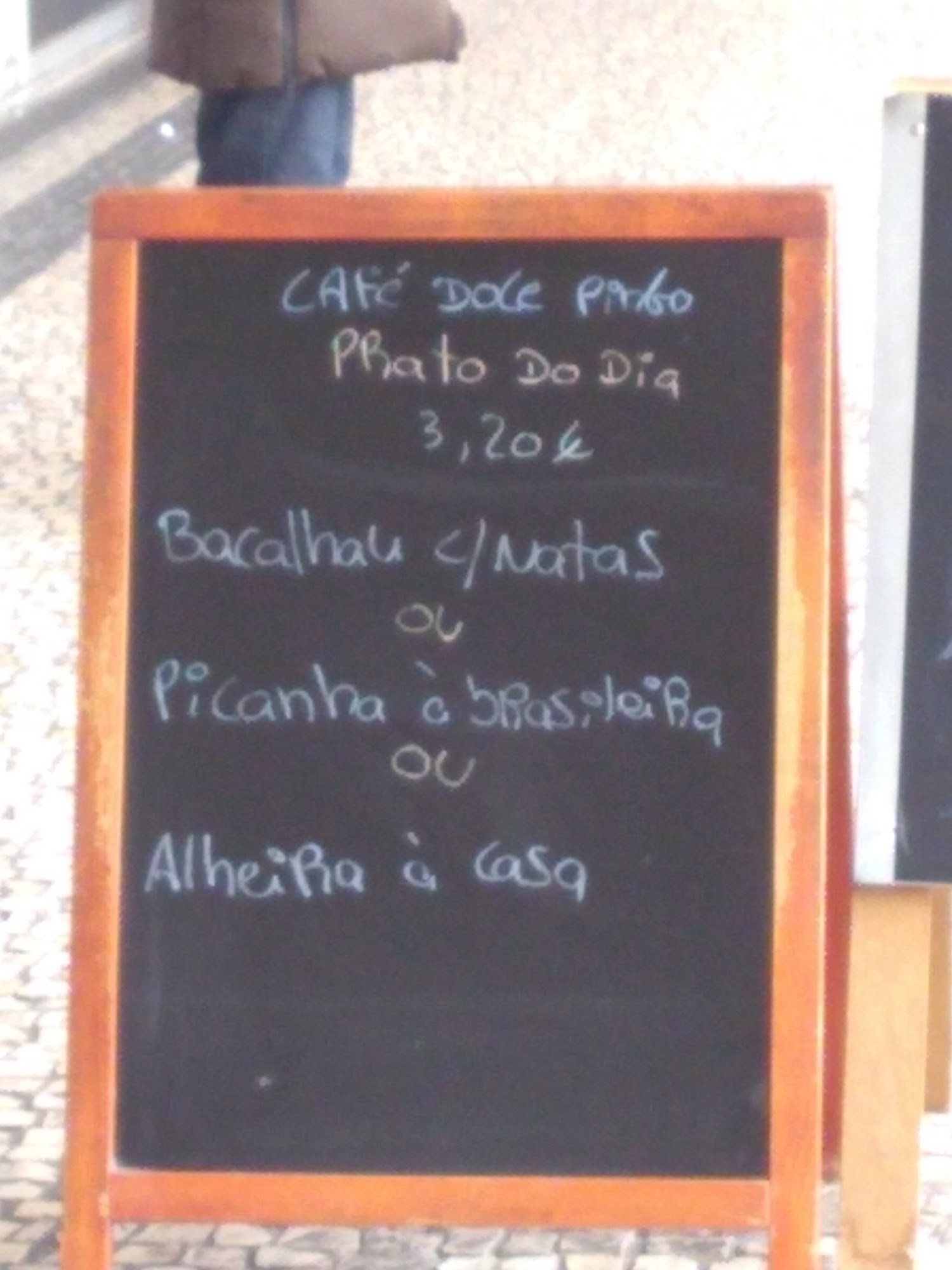 Cafetaria Doce Pingo Menu