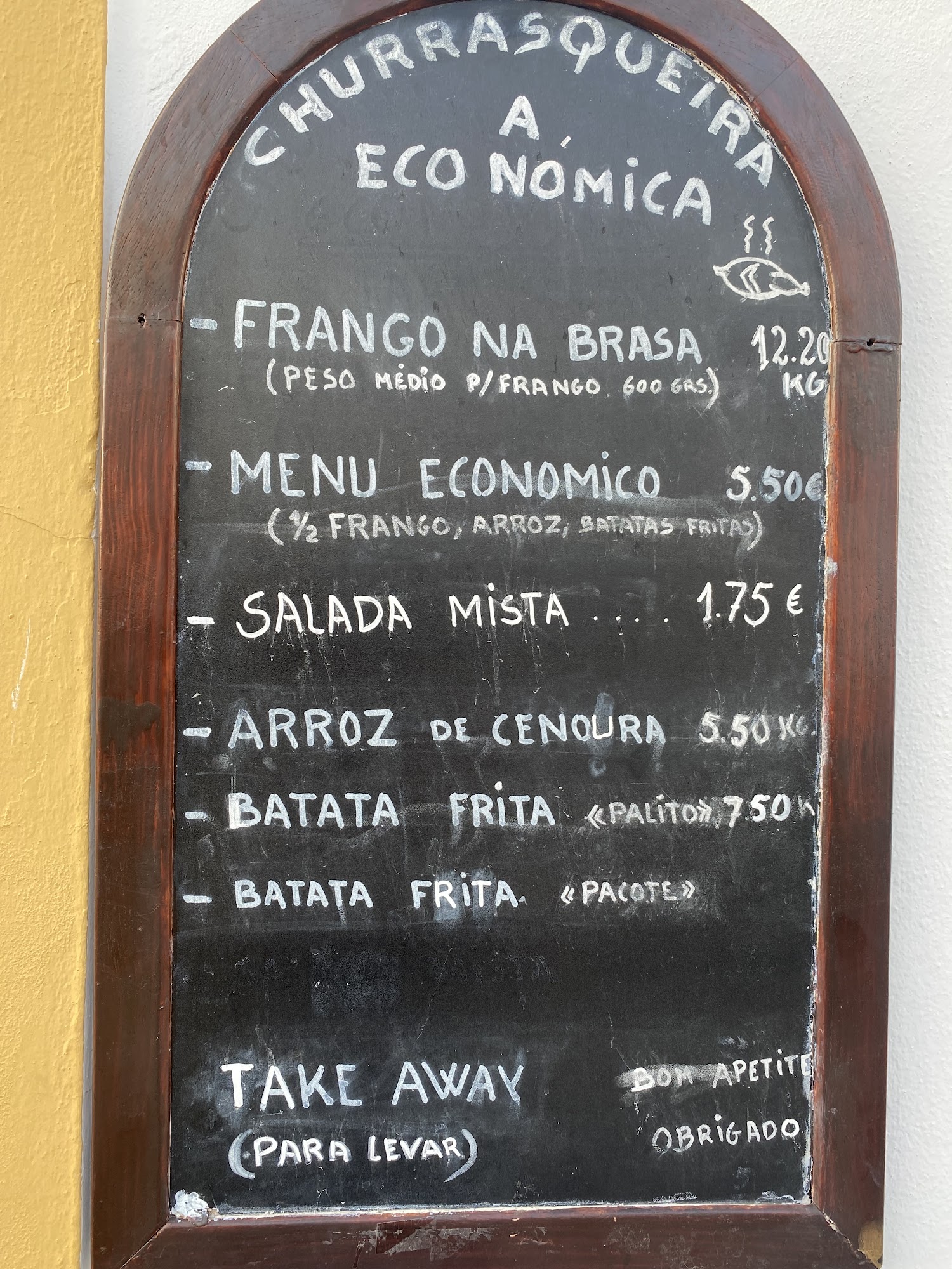 Churrasqueira A Economica Menu