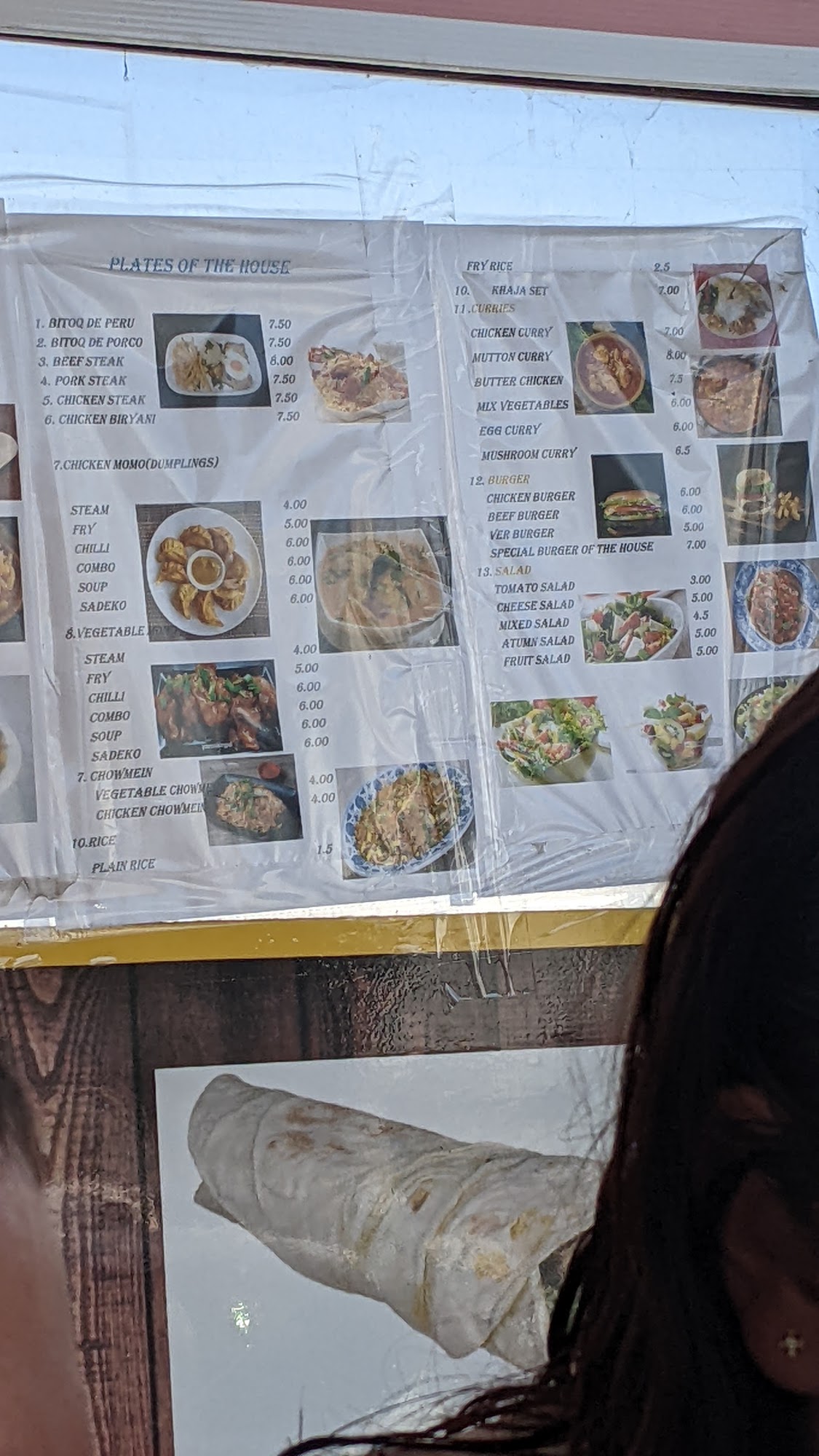 Pastelaria. Snack-Bar Avenida Menu