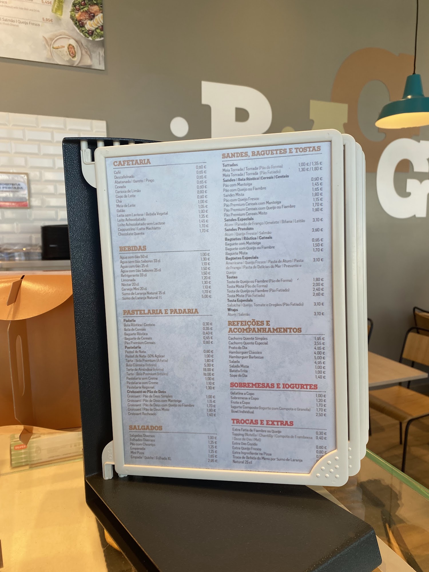 BAGGA Vila Real de Santo António Menu