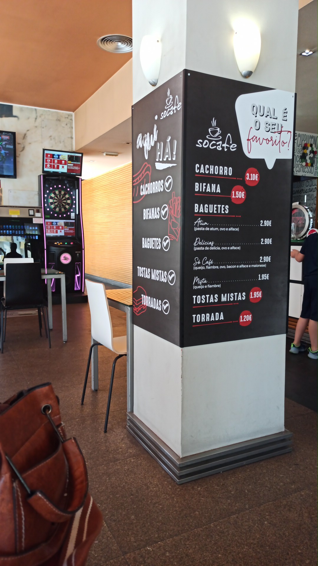 Socafe Menu