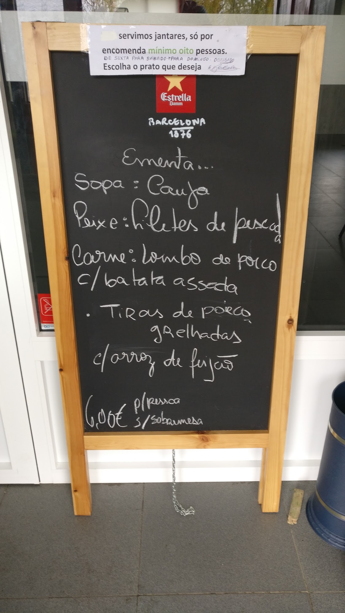 Café Restaurante Pago Eu Menu