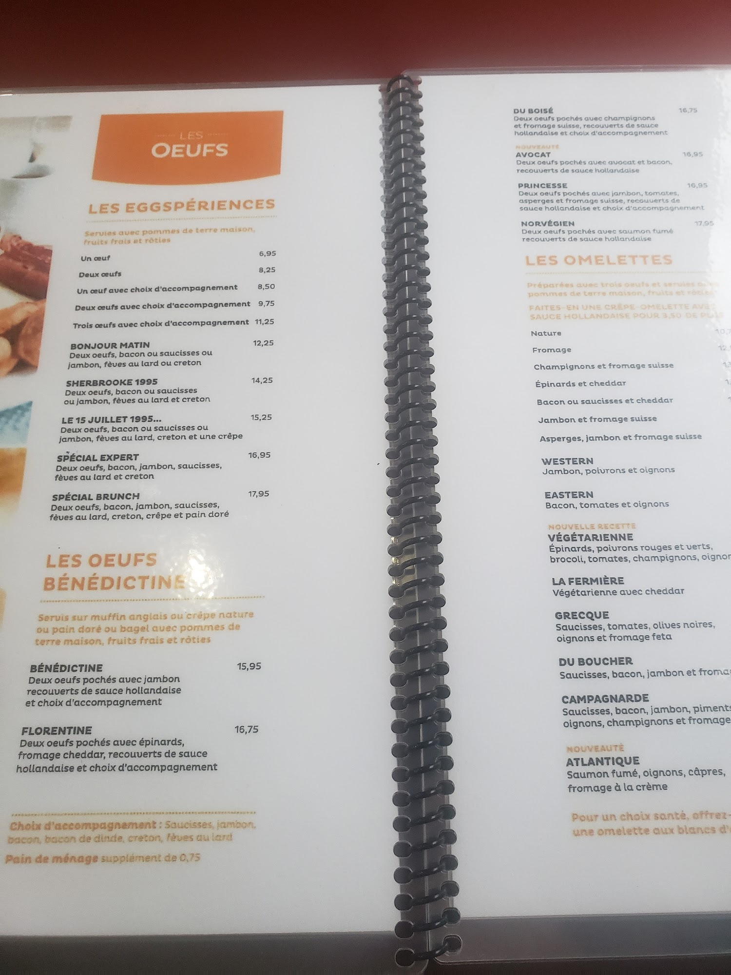 Eggsquis Menu