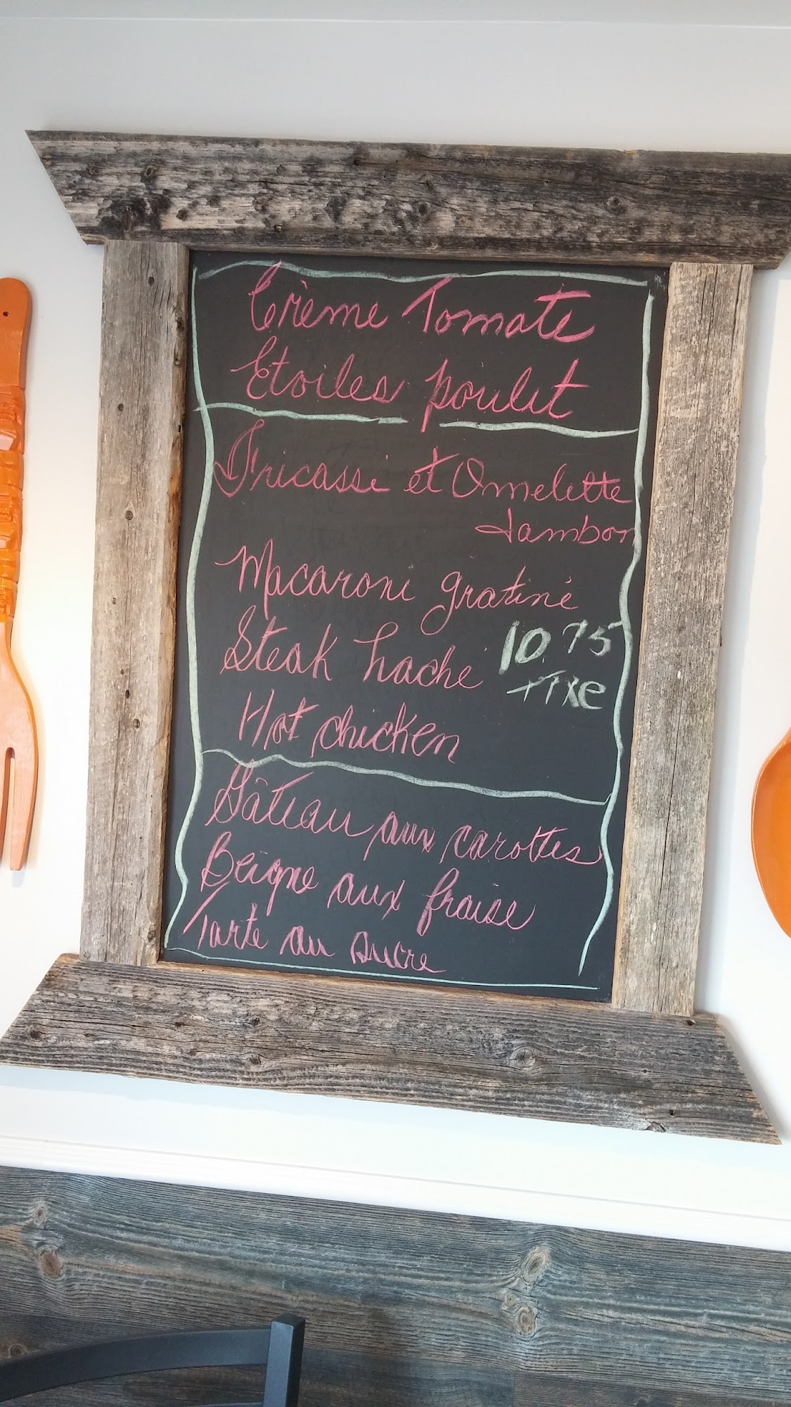 Resto Des Copains Menu