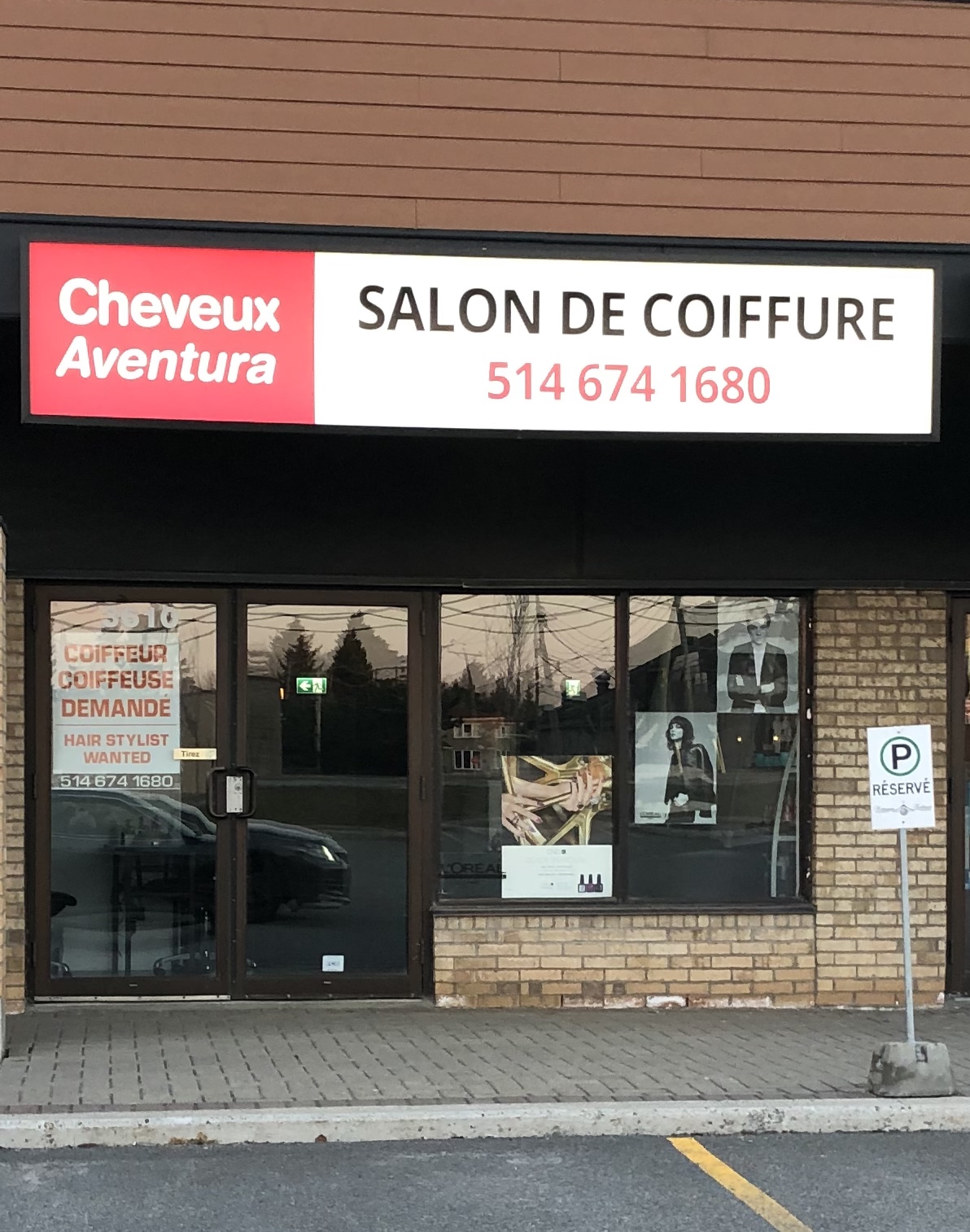 Cheveux Aventura 3610 Saint-Charles Blvd, Kirkland Quebec H9H 3C3