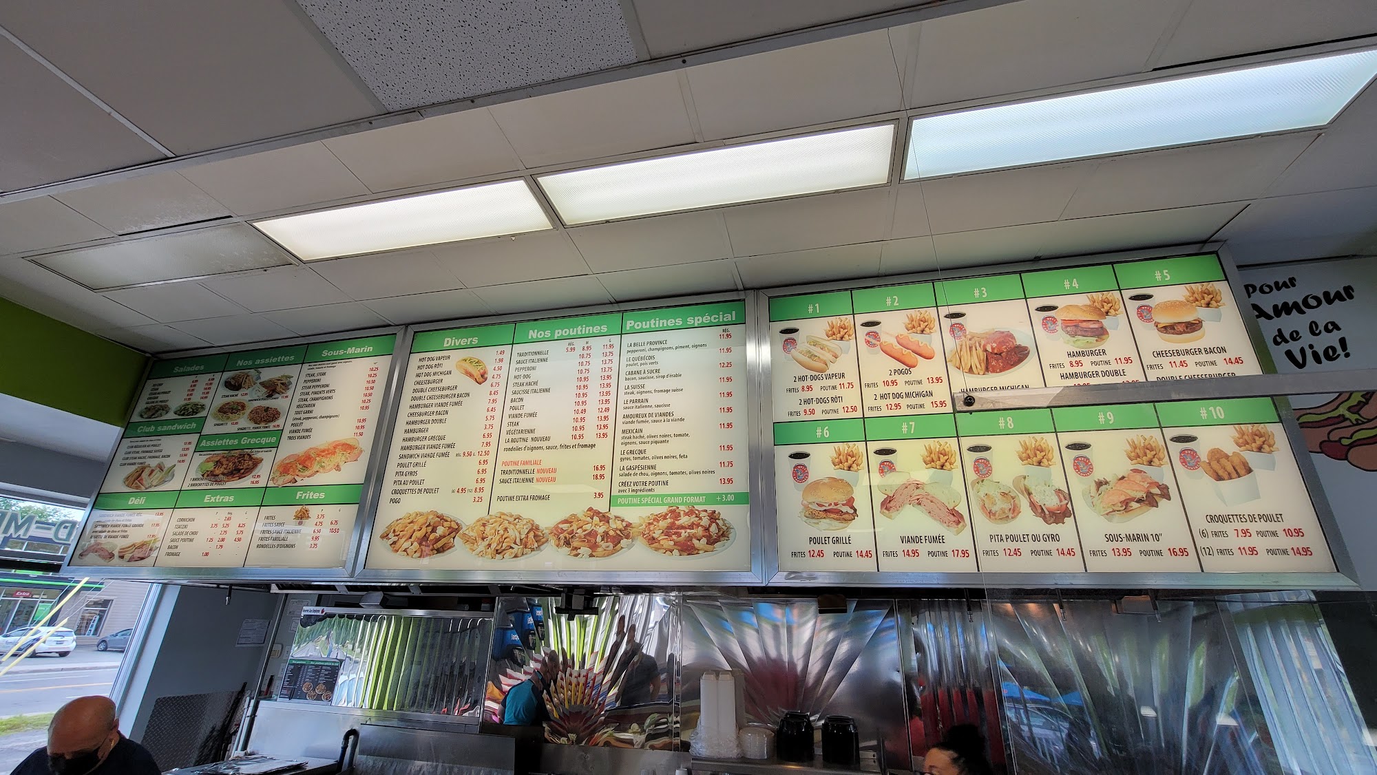 La belle province Menu