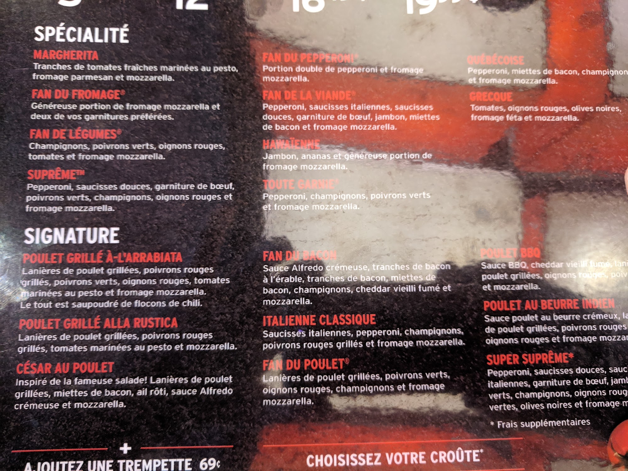 Pizza Hut Lasalle Menu