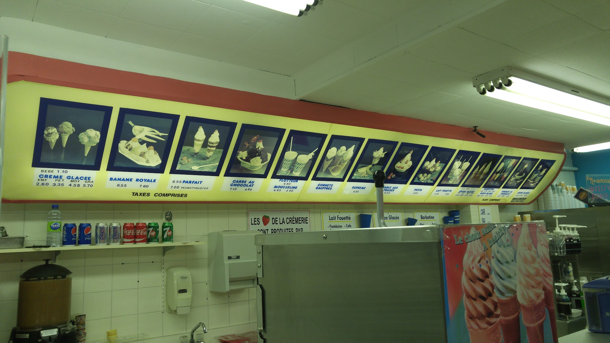 Cremerie Monsieur Pingouin Menu