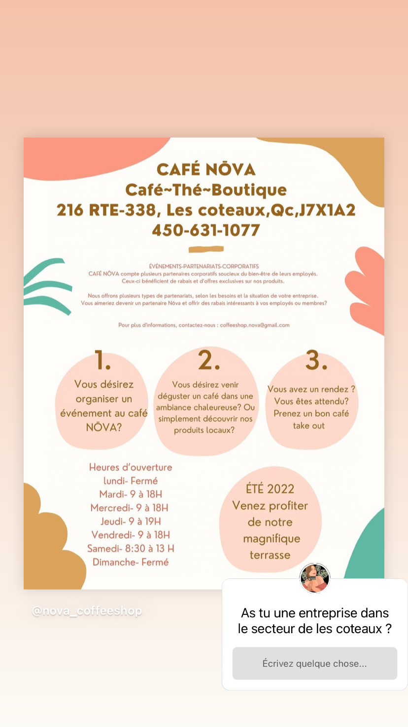 Café Nova Menu
