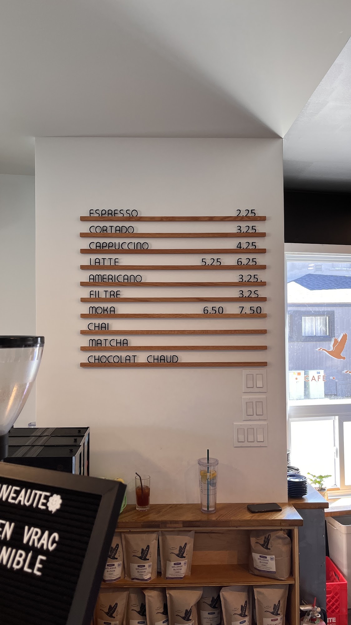 Géogène Café - Magog Menu