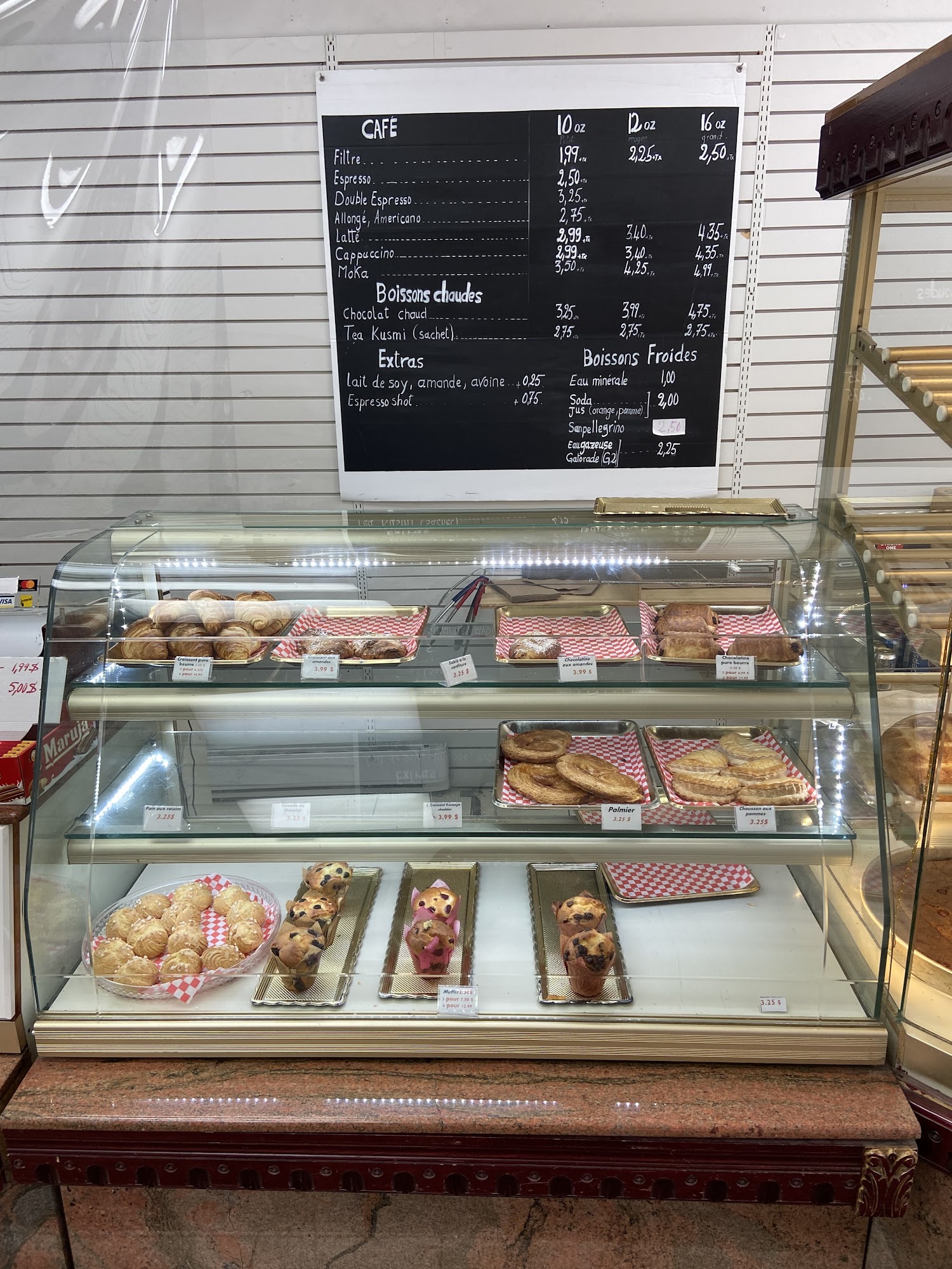 Délices et Gourmandises Menu