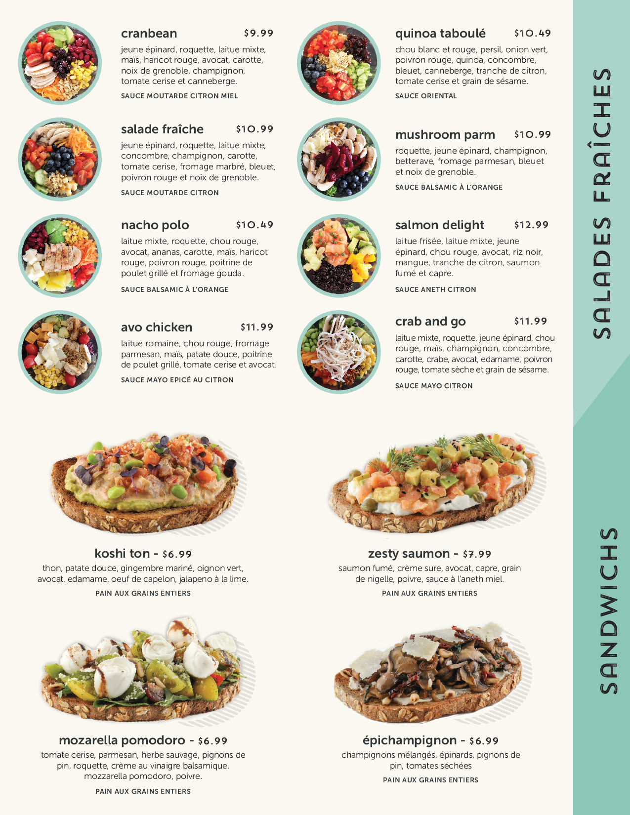 Resto-Café . Traiteur Le 555 Midtown Menu