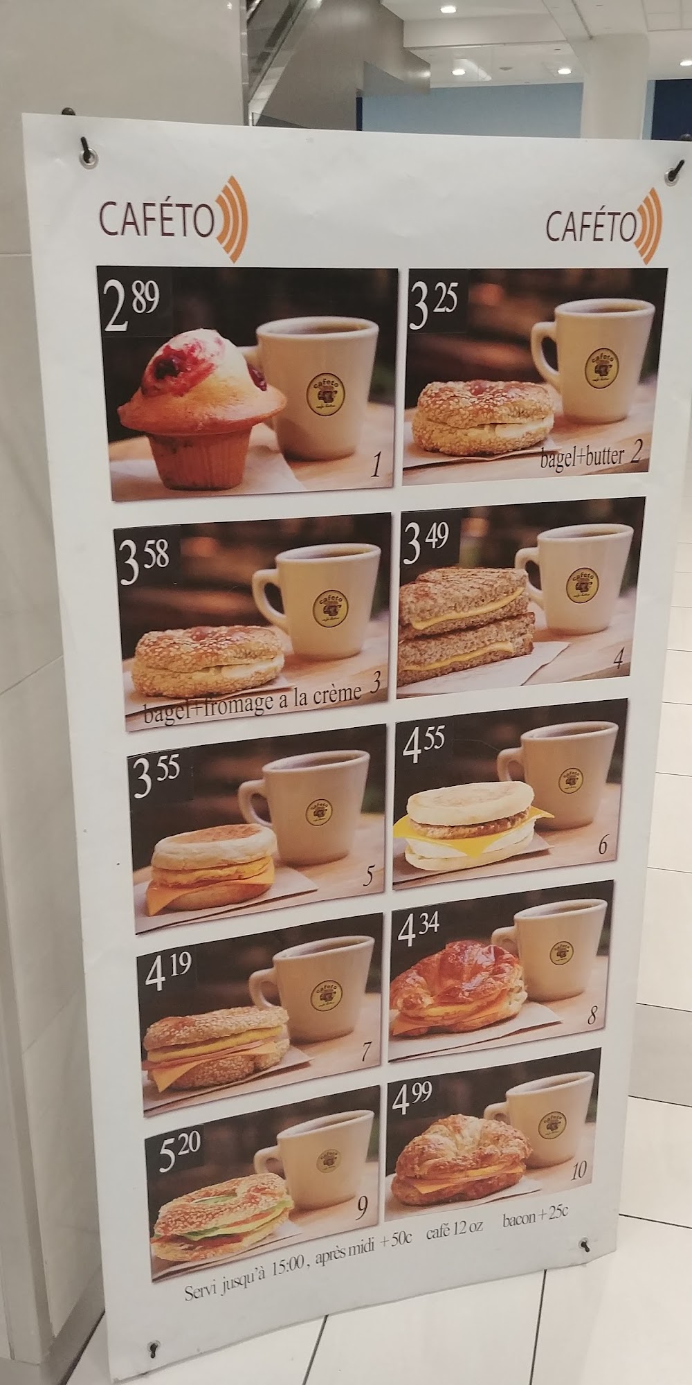 Caféto Menu